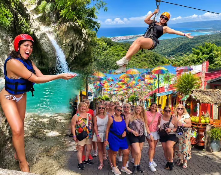 Puerto Plata: Ziplining, Damajagua Waterfalls & City Tour